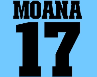 Nombre y número personalizados en negrita para camiseta o camiseta Nombre y número de deportista atlético Descarga de archivo PNG digital personalizado Traje de equipo deportivo