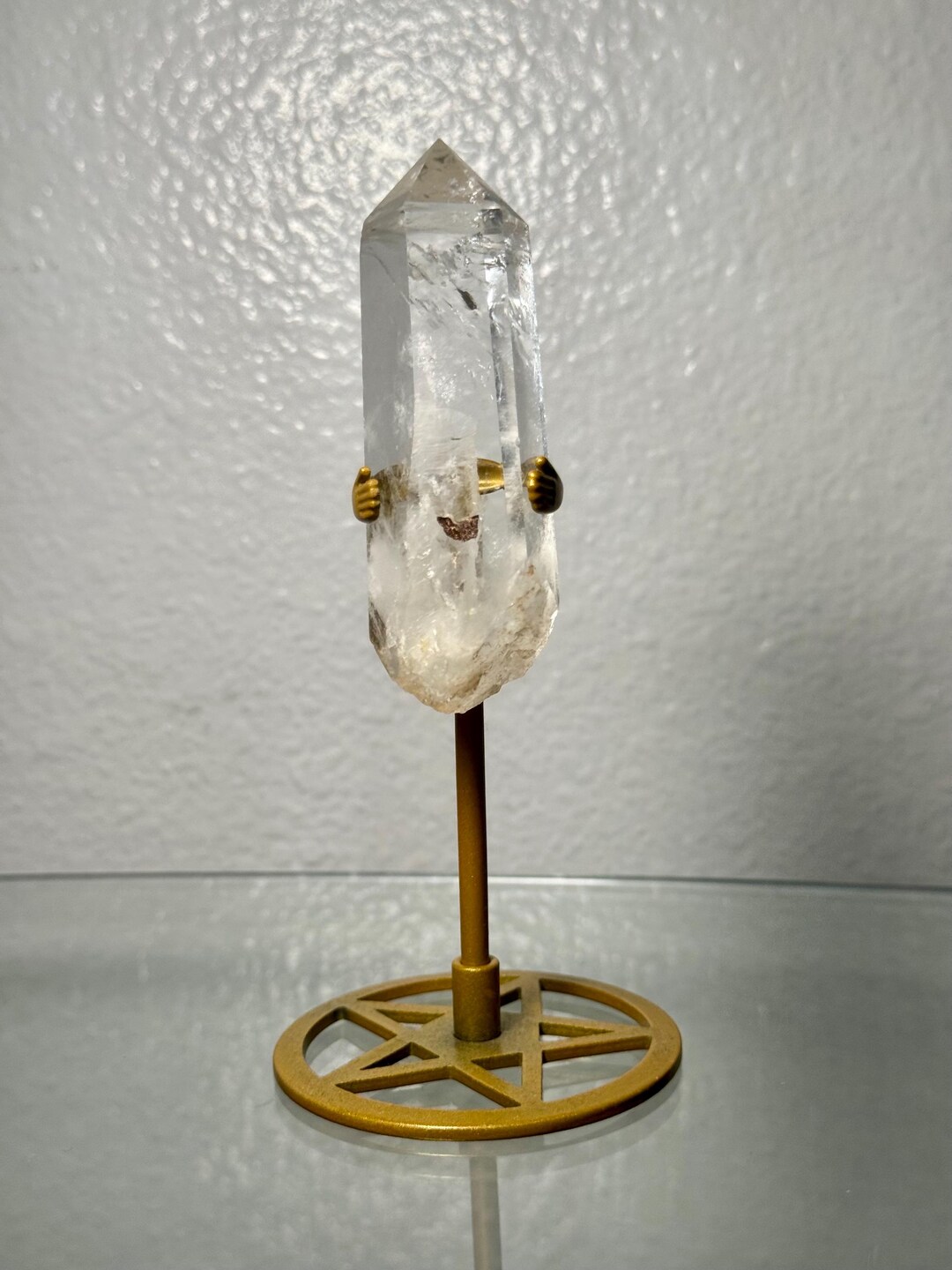 Crystal Quartz Point With Stand - Etsy