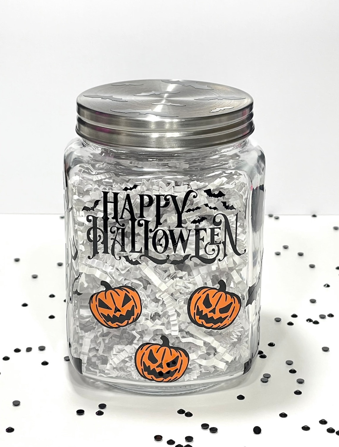 Haunted House Candy Jar Halloween Candy Jar Happy Halloween Halloween