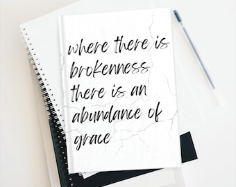 Inspirational Christian Hardcover Journal, Prayer Notebook