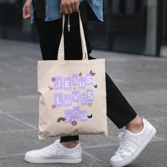 Jesus Love Tote Bag Jesus Love Tote Bag