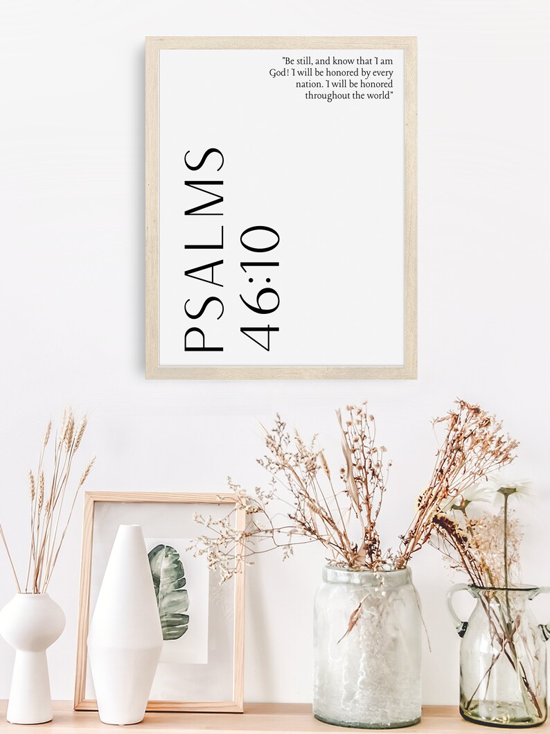Bible Verse Wall Art Prints, Set of 3, Christian Home Decor (PDF) - Etsy