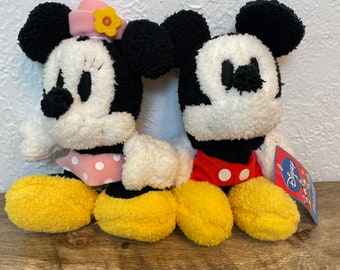 Rare Sega Mickey and Minnie “fuzzy” set
