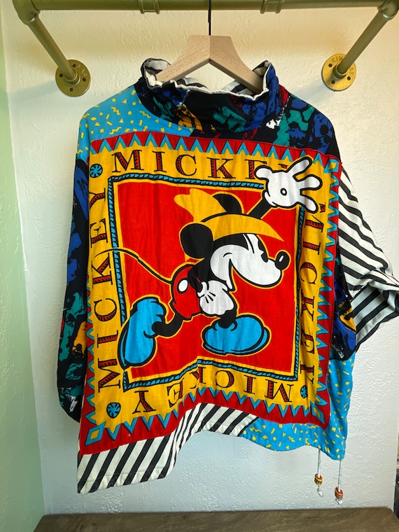 80s handmade Mickey pullover