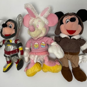 Set of 3 vintage Disney beanie plush