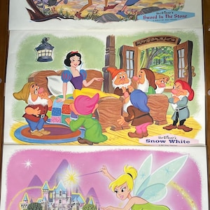 Set of 3 Walt Disney placemats