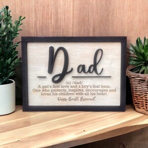 Dad Noun Design Digital Pronto para Glowforge
