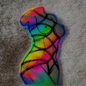 Anatomy In Strings - Holographic Sticker