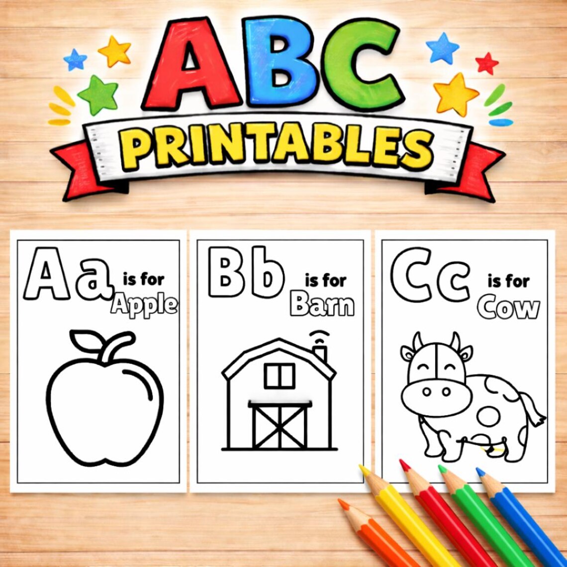 Alphabet Coloring Pages Printable for Kids, ABC Coloring Pages ...