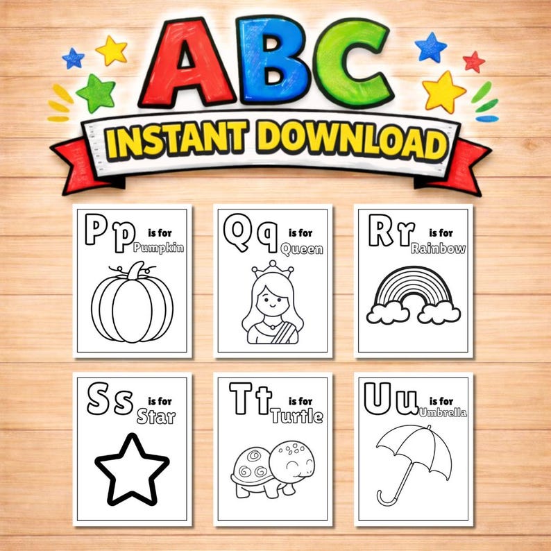 Alphabet Coloring Pages Printable for Kids, ABC Coloring Pages ...