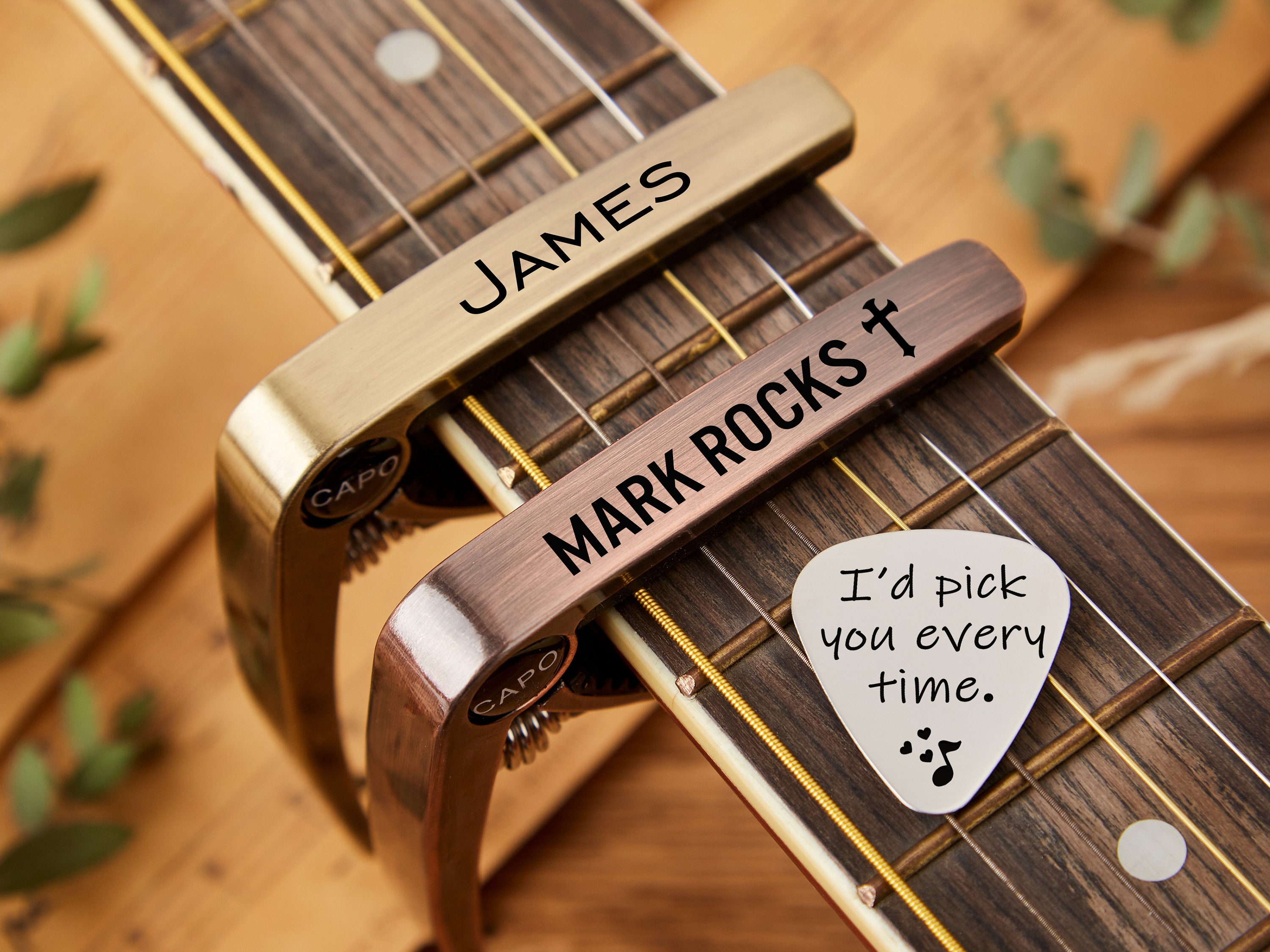 Metall Gitarre Capo / personalisierte Gitarre Capo / Etsy.de