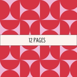 Retro Print Digital Paper Bundle, Background Digital Paper, PNG Paper ...