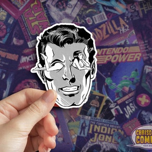 Retro Scifi Commercial art pinup sexy comic book Vintage Beauty Art Vinyl Sticker Decal