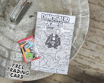 Dinosaur Jones Comic Zine: Underground Comix, Trading Card