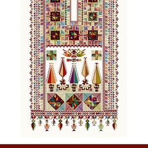 Tatreez pattern PNG/PDF/EPS-Palestinian Embroidery-Palestinian henna