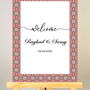 Palestinian wedding sign-Wedding backdrop Palestinian henna-Palestinian wedding-henna backdrop-Henna party-Henna decoration