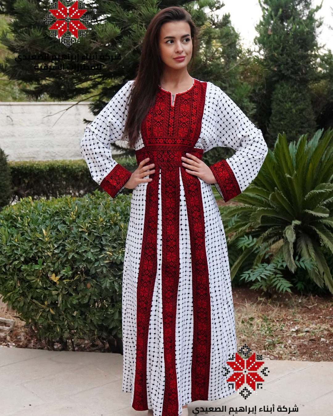 Keffiyeh and Tatreez-palestinian Thobe Keffiyeh Patterns and - Etsy