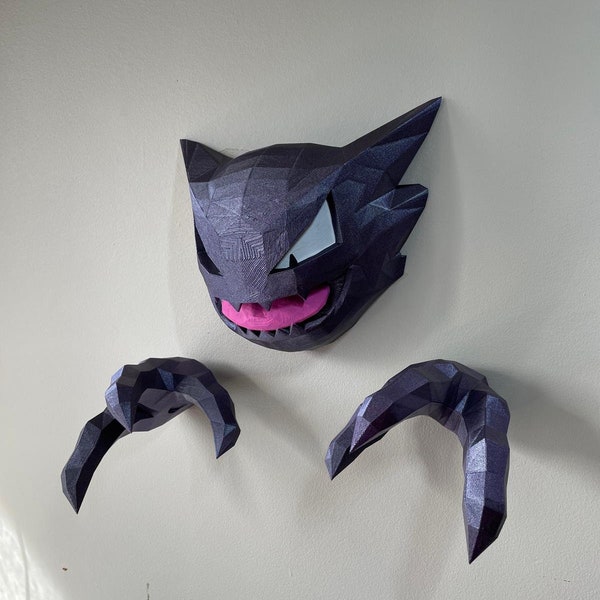 Haunter Pokémon Wall Mounted Decoration (3D Print)