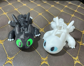Banguela e Anjos Mini Amigos em Movimento! (Impresso em 3D com um Material Durável)