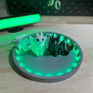 Ohnezahn & Light fury Schreibtischlampe