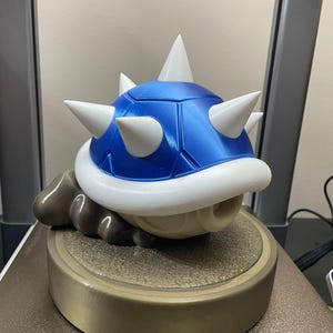 Mario Kart Blue Spike Shell with Inset Base