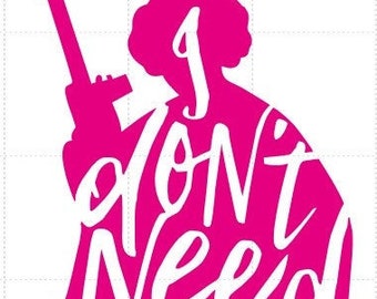 I don&#39;t need rescuing Sticker Decal | Princess Leia | Star Wars