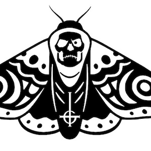 Ghost | papa death moth decal | Ghost BC