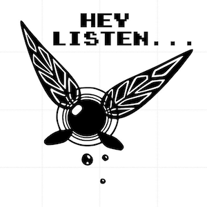 Hey listen sticker | zelda | switch decal