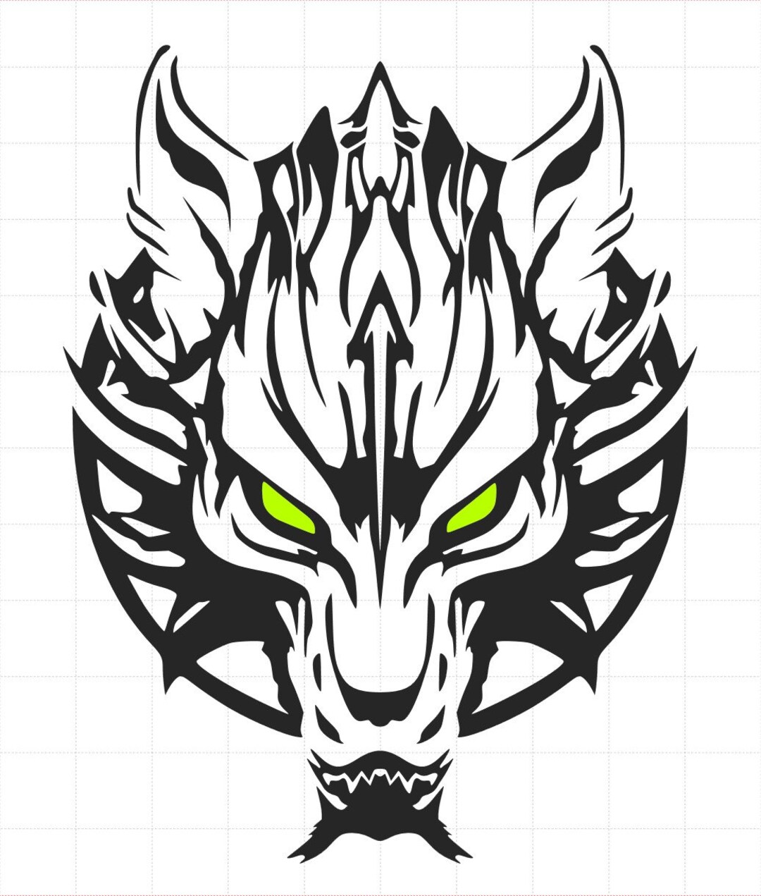 Fenrir Norse Wolf LORE Vinyl Decal Sticker Etsy