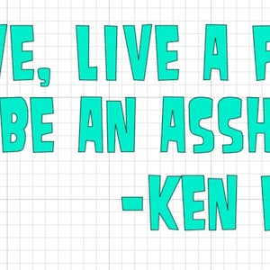Ken Block 43 Be creative quote Memorial Vinyl Decal Sticker