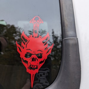 Diablo 4 demon decal | Not today demon | Lilith | demon sticker