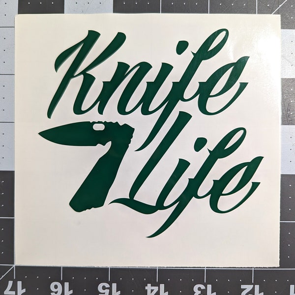 Knife Life | EDC | knife | custom decal | Every day carry sticker