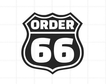 Order 66 | star wars | empire | decal | sticker