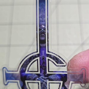 Clear perpetua grucifix sticker | ghost band sticker | papa V