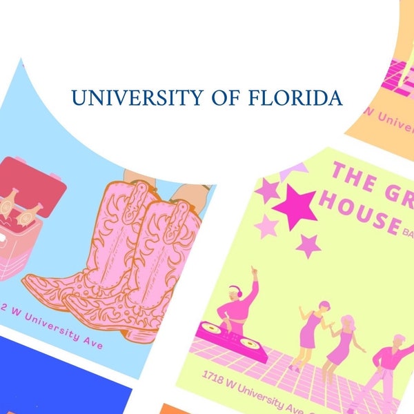 University of Florida Wall Art Etsy