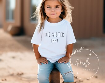 Big Sister Shirt for Baby Announcement, Sister Announce, Big Sister Announce, Announcing Pregnant, Family Photoshoot, Facebook Pregnancy
