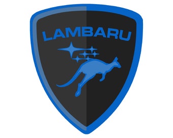 Lambaru - Diecut Lamborghini Subaru Kangaroo Decal