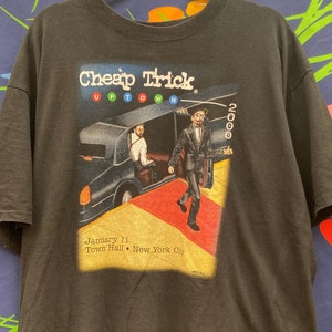 Vintage 2000s Cheap Trick Band Tee Shirt from Y2k Band Crew Member single stitch