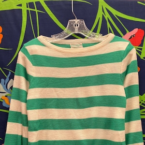 Vintage sweater from 80s 90s with stripe pattern soft sweater soft vintage sweater