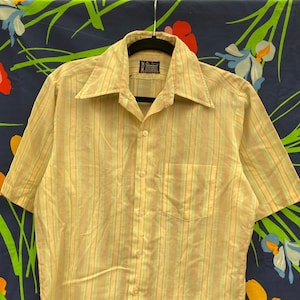 Vintage button up oxford dress shirt single stitch from Penney’s town craft