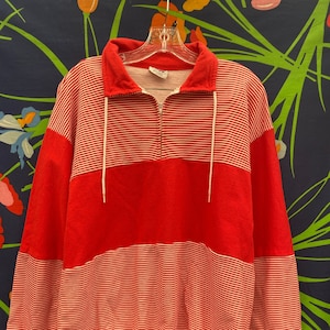 vintage 80s 90s crewneck sweater stripped sweatshirt pullover
