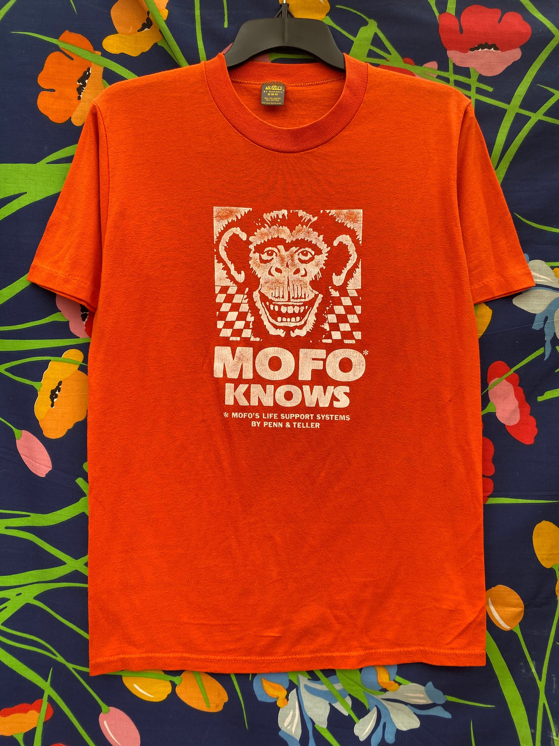 Vintage Single Stitch T-shirt Penn and Teller Mofo Shirt - Etsy