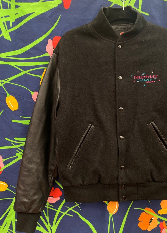 Vintage leather letterman jacket from Hollywood Auror… Gem