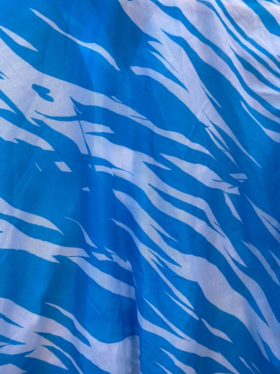 vintage 70s abstract pattern button up shirt, lon… - image 7