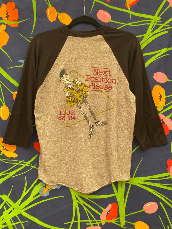Vintage 80s Cheap Trick band T-shirt w/ retro rin… - image 3
