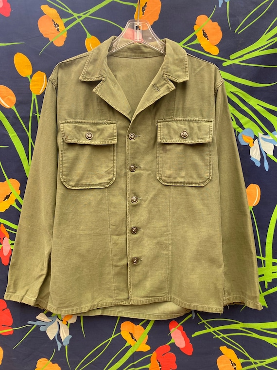 Vintage WW2 military button up jacket, army jacket