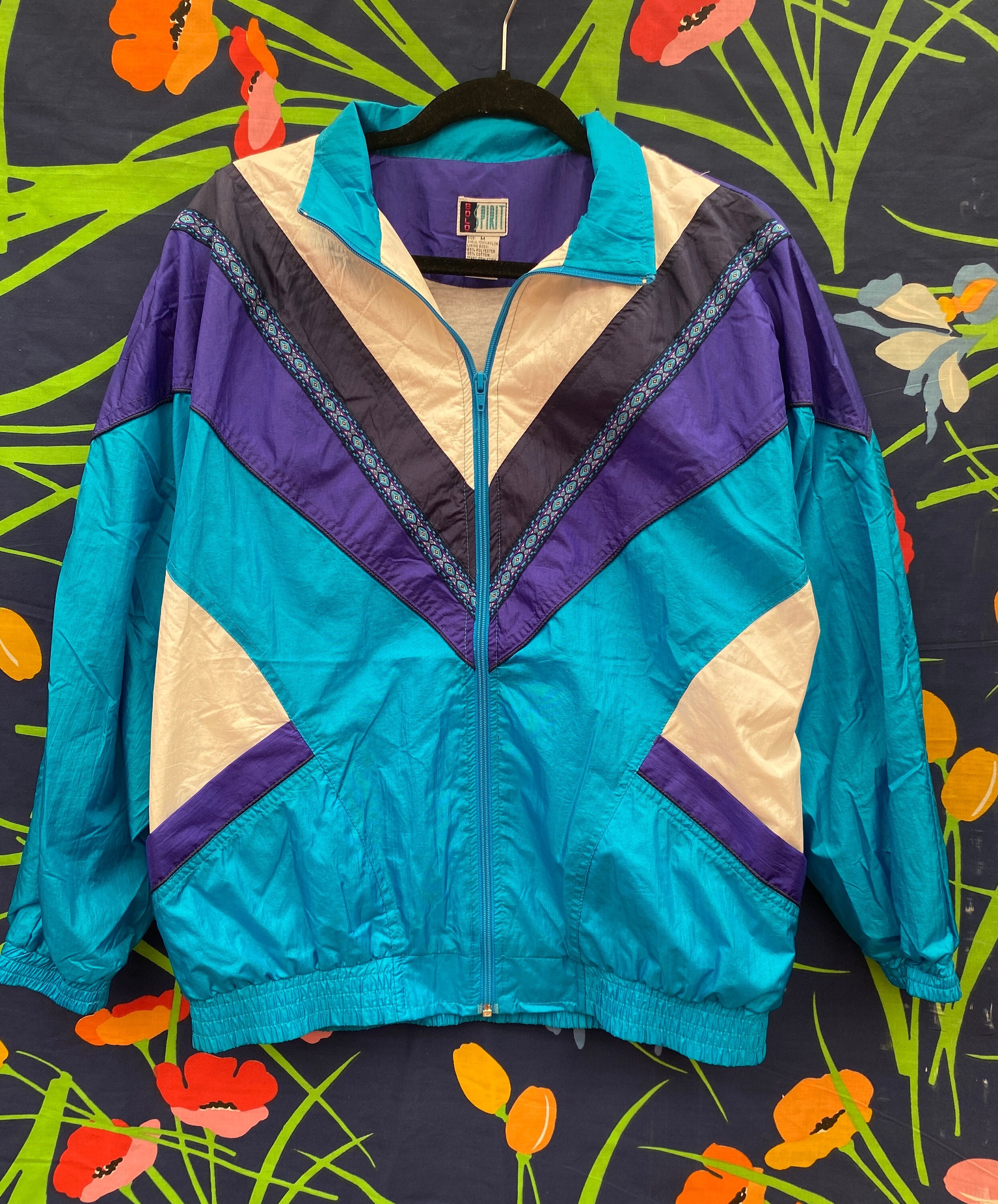  Outwear Legacy 80s & 90s Retro Windbreaker Jacket