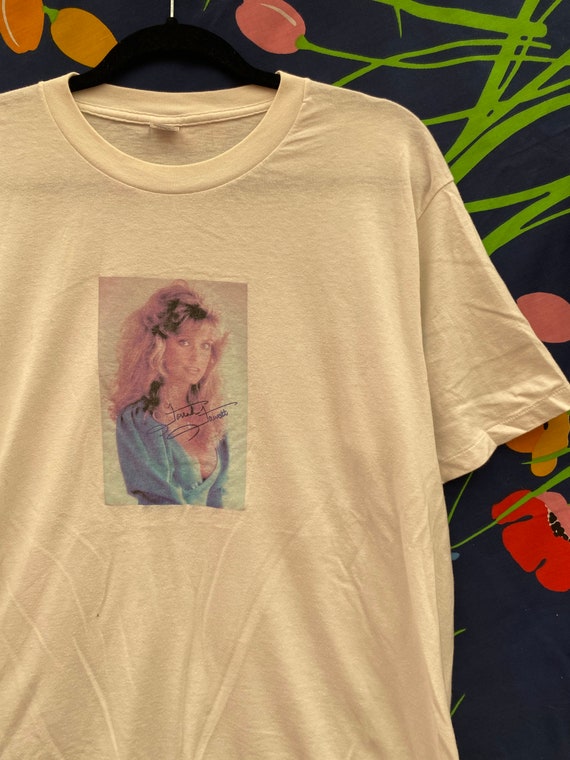 Vintage single stitch t-shirt w/ Farrah Fawcett g… - image 4