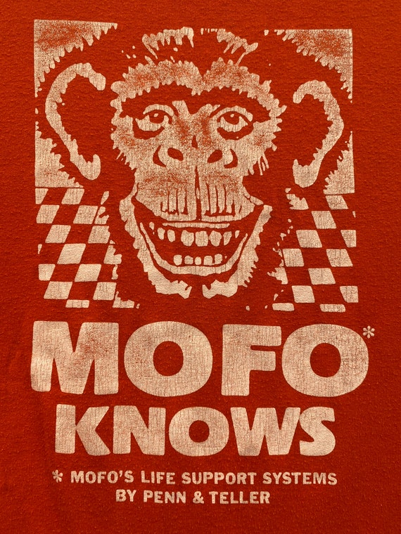 Vintage Single Stitch T-shirt Penn and Teller Mofo Shirt - Etsy