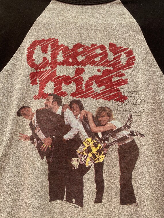 Vintage 80s Cheap Trick band T-shirt w/ retro rin… - image 2
